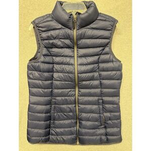 Naturals Reflection Womens Duck Down Puffer Navy‎ Full Zip Lightweight Insulated